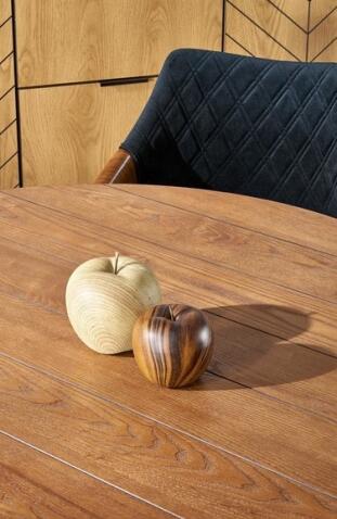 Стол обеденный HALMAR BARRY орех/черный 105