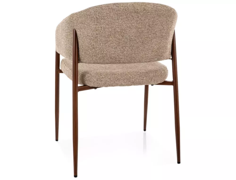 Стул SIGNAL AKITA D t.253 бежевый/орех