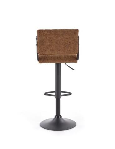 Стул барный HALMAR H88 коричневый/черный