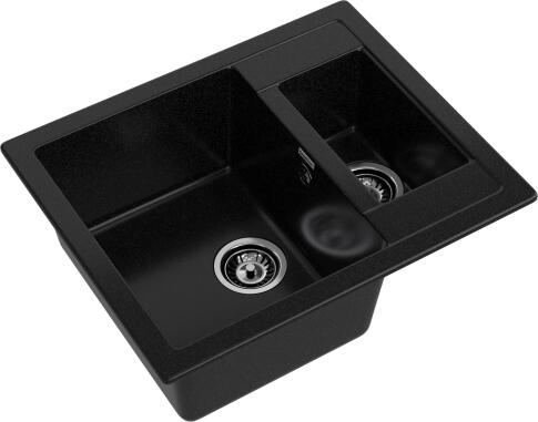 Кухонная мойка GRANFEST QUADRO Q-610K черный