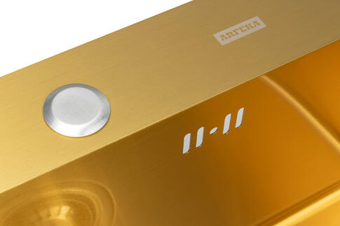 Мойка ARFEKA ECO AR 450*500 GOLD PVD NANO