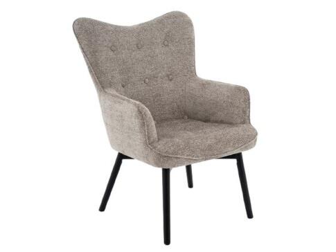 Кресло SIGNAL CARMEN Raven 07 серый/черный мат