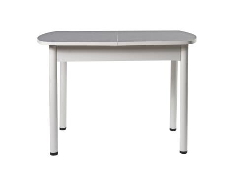 Стол ВВР Раздвижной пластиковый Будда/Прямое белый, 110-150/70