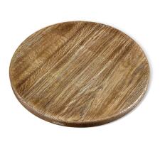 Сидение круглое Sheffilton SHT-ST16 артикул S-16 дуб брашированный коричневый (+)