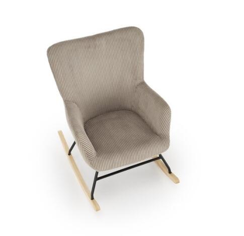 Кресло-качалка HALMAR BELMIRO серый