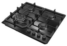 Варочная панель газовая MEFERI MGH604BK GLASS COMFORT