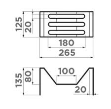 Сушка для посуды Omoikiri FG-02 LG для DRY-01/02