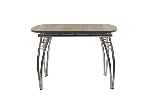 Стол ВВР Раздвижной пластиковый Дуб кера/паук хром 110-150/70