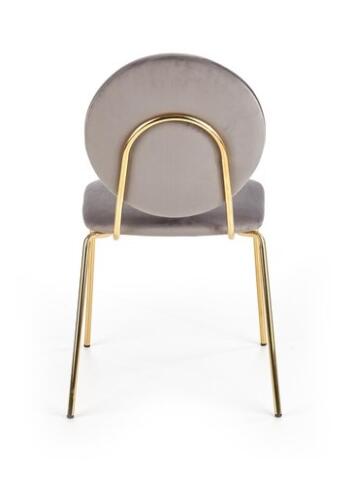 Стул HALMAR K363 серый/золотой