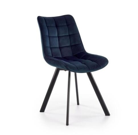 Стул HALMAR K332 синий/черный