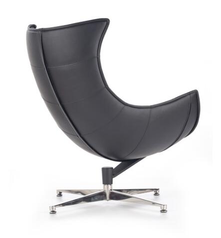 Кресло HALMAR LUXOR черный/хром