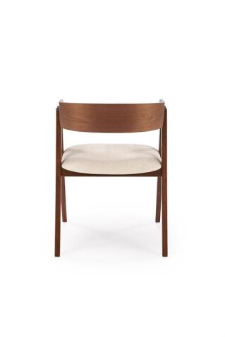 Стул HALMAR K562 бежевый/орех