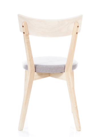 Стул SIGNAL NELSON tap. 130 серый/дуб медовый