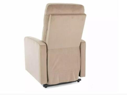 Кресло SIGNAL OTUS II Velvet Bluvel 28 раскладное, бежевый