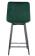 Стул барный SIGNAL CHIC H-2 Velvet Bluvel 78 зеленый/черный