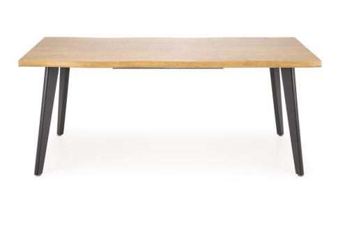 Стол обеденный HALMAR DICKSON 2 дуб натуральный/черный 150-210/90