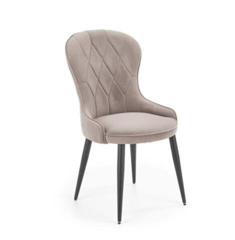 Стул HALMAR K366 бежевый/черный