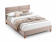 Кровать SIGNAL SIERRA Velvet Bluvel 28 бежевый/дуб, 140/200