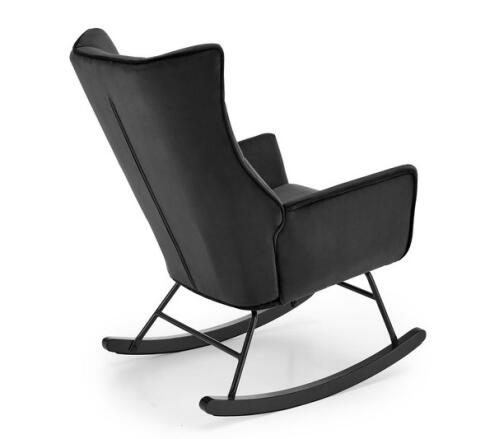 Кресло-качалка HALMAR BAZALTO черный