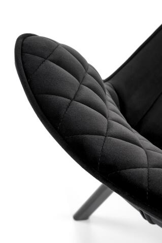 Стул HALMAR K520 черный/черный, поворотный
