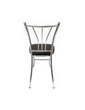 Стул ВВР Трилогия шоколад крокодил/хром, экокожа