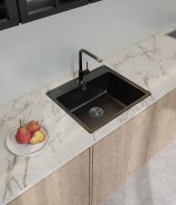 Кухонная мойка GRANFEST VERTEX V-580 черный