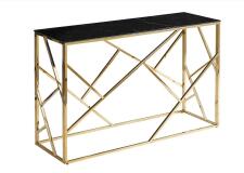 Консоль SIGNAL ESCADA C II эффект черного мрамора/золотой, 120/40/48