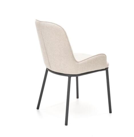 Стул HALMAR K481 бежевый/черный