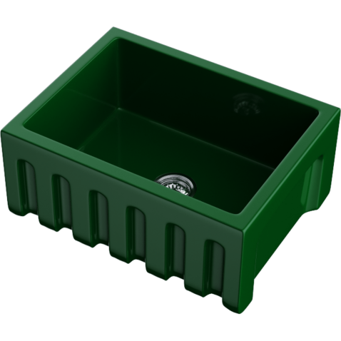 Кухонная мойка из керамики Omoikiri Mikura 61-RG Glossy Natceramic/royal green