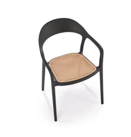 Стул HALMAR K530 черный/натуральный