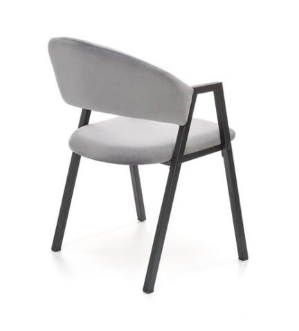 Стул HALMAR K473 серый/черный
