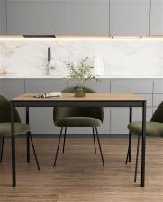 Стол ВВР Брайтон дуб крафт золотой/черный