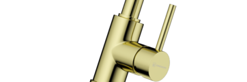 Смеситель для кухни Omoikiri Nakagawa-LG светлое золото