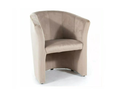 Кресло SIGNAL TM-1 Velvet Bluvel 40 темно-бежевый/венге