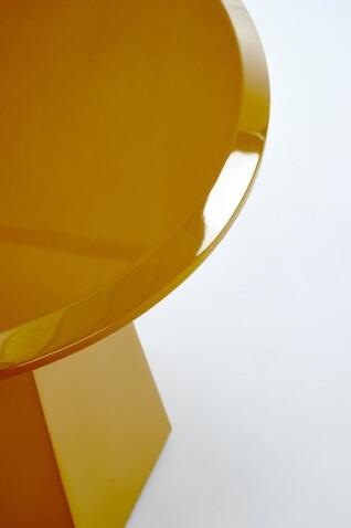 Стол журнальный HALMAR LOCA горчичный