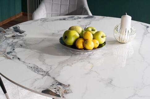 Стол обеденный SIGNAL MURANO белый/хром 120