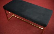 Скамья SIGNAL NOIR черный/золотой, 100/46/48