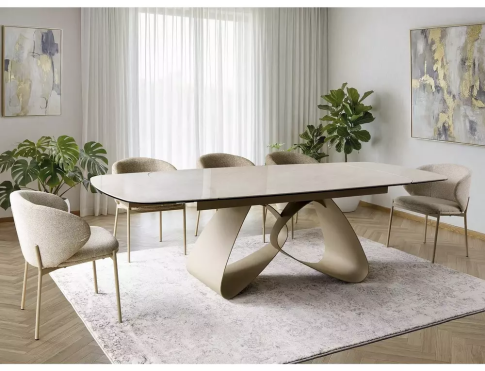 Стул SIGNAL KIOTO t.255 светло-бежевый/кашемир