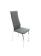 Стул ВВР Прага серый/хром, экокожа