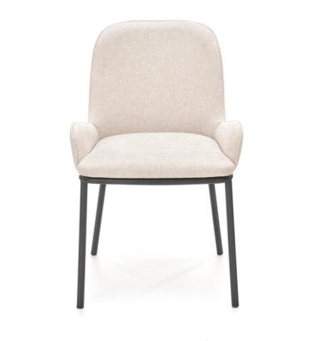 Стул HALMAR K481 бежевый/черный