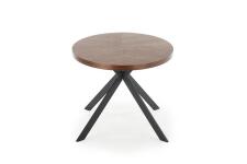 Стол обеденный HALMAR LOCARNO ореховый/черный 170/90