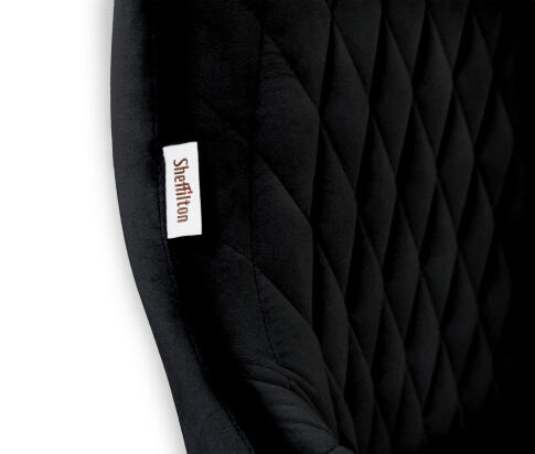 Стул полубарный Sheffilton SHT-ST38/S29P-1 ночное затмение/золото