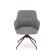 Стул HALMAR K527 серый/черный, поворотный