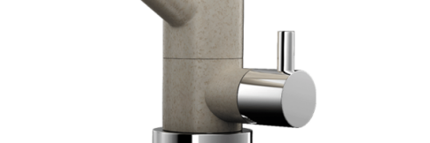 Смеситель для кухни Omoikiri Tonami-SA бежевый