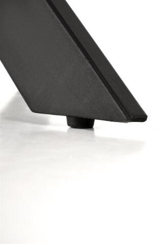 Стол обеденный HALMAR EDGAR 2 белый мрамор/черный 100