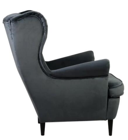 Кресло SIGNAL HARRY Velvet Bluvel 19 черный/венге