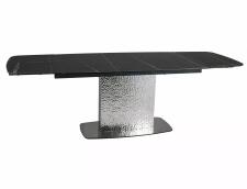Стол обеденный SIGNAL MONCLER Ceramic Sahara Noir черный 160-240/90