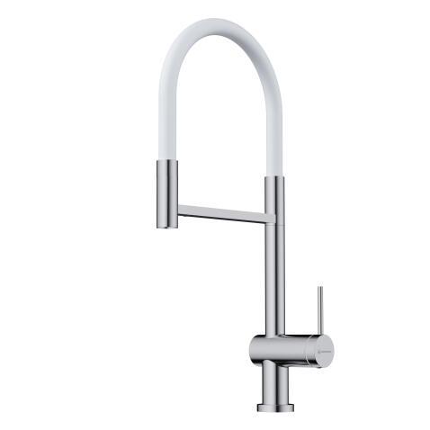 Смеситель для кухни Omoikiri Kanto 2 Plus-SB-C-WH латунь/хром/белый