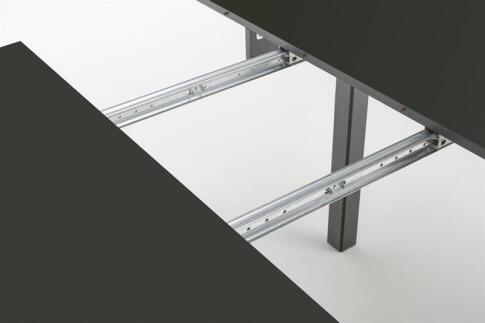 Стол обеденный HALMAR RINGO черный/черный 102-142/102