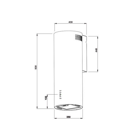 Вытяжка WEISSGAUFF Gracia BL